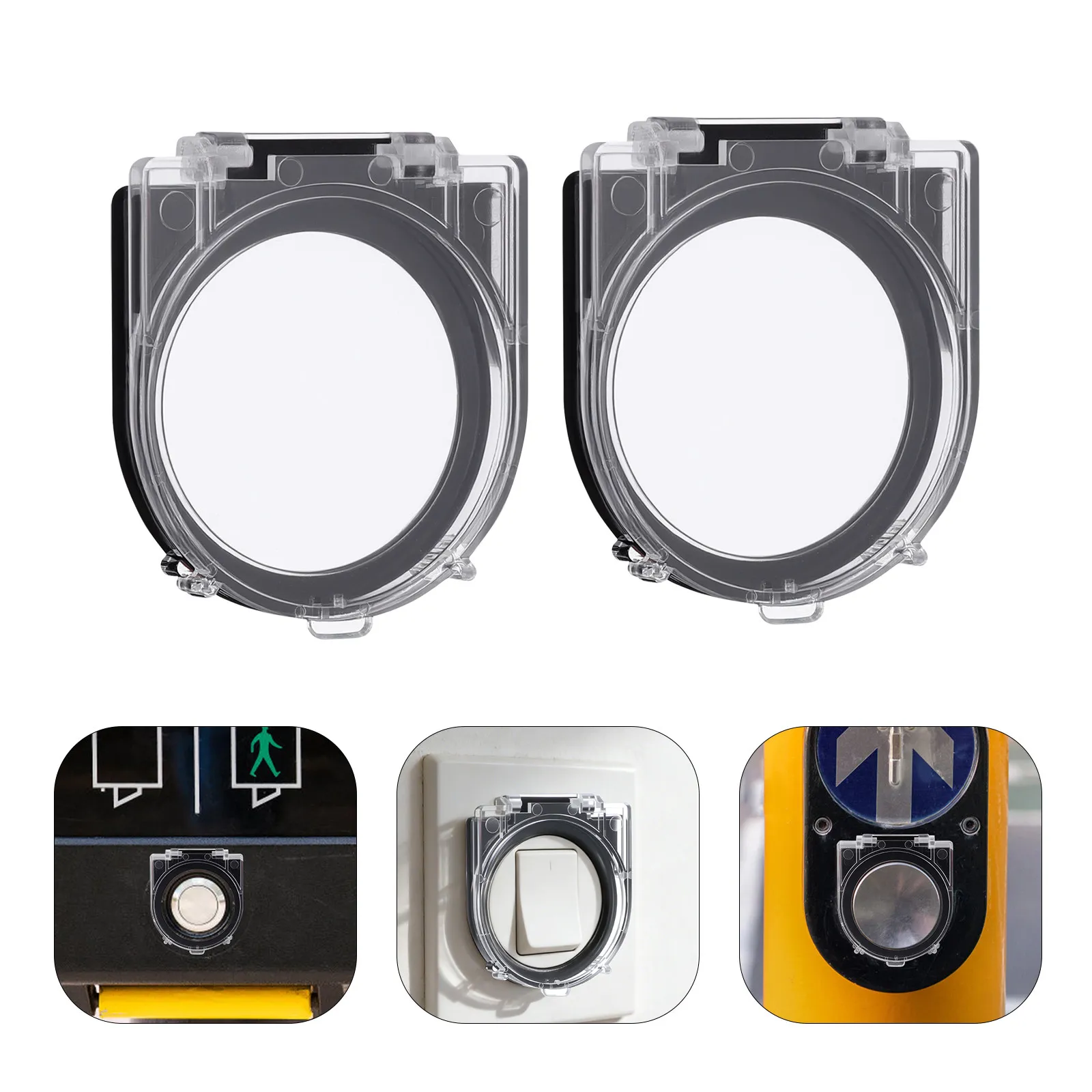 4Pcs Elevator Button Protector Transparent Plastic Switch Guard Cover Power Button Safety Case for Washing Machine Computer
4Pcs Elevator Button Protector Transparent Plastic Switch Guard Cover Power Button Safety Case for Washing Machine Computer