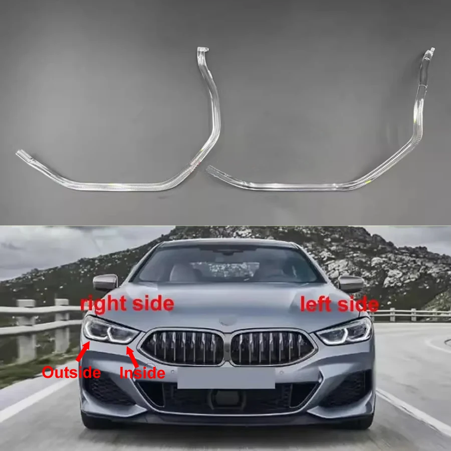For BMW 8 Series G15 2018 2019 2020-2024 Car Accessories Daytime Running Lights Tube Lamp Bar Headlight Light Guide Plate
For BMW 8 Series G15 2018 2019 2020-2024 Car Accessories Daytime Running Lights Tube Lamp Bar Headlight Light Guide Plate