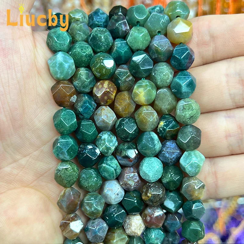 Natural Stone Faceted Indian agate Handmade Beads For Jewelry Making DIY keychain RIngs Accessories Bracelets 15" Inch 6/8/10mm
Natural Stone Faceted Indian agate Handmade Beads For Jewelry Making DIY keychain RIngs Accessories Bracelets 15" Inch 6/8/10mm