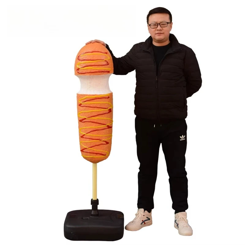Simulation hot dog stick activity props model custom window decoration big hot dog stick model props fake sample decoration
Simulation hot dog stick activity props model custom window decoration big hot dog stick model props fake sample decoration