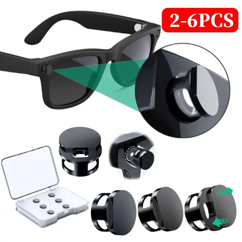 2-6Pcs Smart Glasses Camera Privacy Shield Anti-Peep Lens Cover Compatible with Meta Series Smart Glasses LED Light Block Cover
2-6Pcs Smart Glasses Camera Privacy Shield Anti-Peep Lens Cover Compatible with Meta Series Smart Glasses LED Light Block Cover