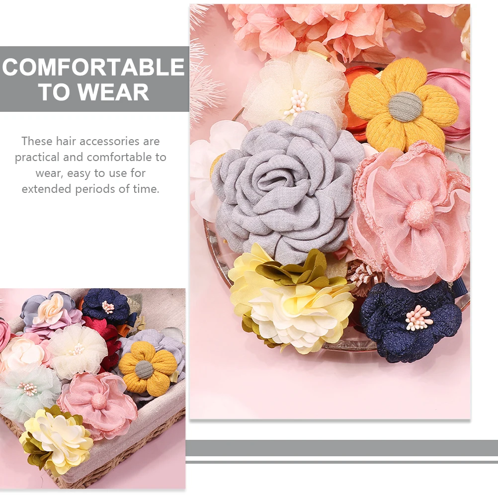 15pcs Flower Hair Clips Multicolor Headwear Accessories Women Girls Summer Barrettes Hair Flowers Stylish
15pcs Flower Hair Clips Multicolor Headwear Accessories Women Girls Summer Barrettes Hair Flowers Stylish