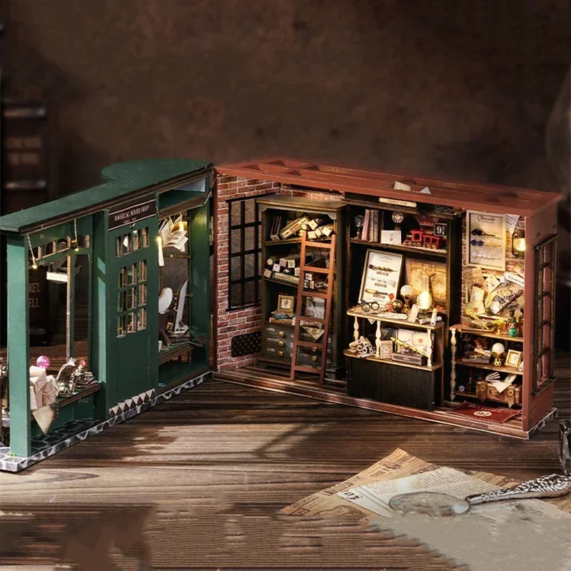 NEW DIY Magic House Wooden Doll Houses Miniature Building Kits with Led Lights Dollhouse Toy for Adults Handmade Birthday Gifts
NEW DIY Magic House Wooden Doll Houses Miniature Building Kits with Led Lights Dollhouse Toy for Adults Handmade Birthday Gifts
