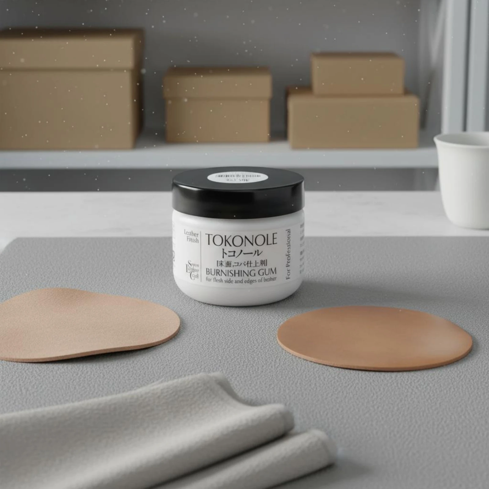 120 G Leather Burnishing Gum Easy to Polish Border Burnishing Paste Leather Border Finish Kit Clear Craft Supply Water-Based
120 G Leather Burnishing Gum Easy to Polish Border Burnishing Paste Leather Border Finish Kit Clear Craft Supply Water-Based