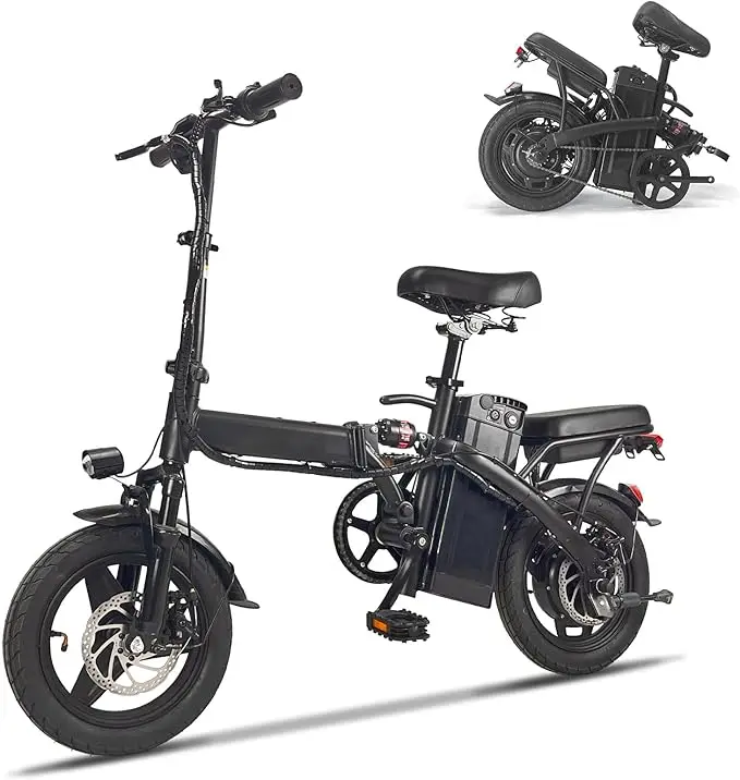 Terrosor 500W Adult Electric Bike, 20 MPH, 48V 12Ah Removable Battery, 14 Inch Folding Electric Bike, Multi-Shock Absorption
Terrosor 500W Adult Electric Bike, 20 MPH, 48V 12Ah Removable Battery, 14 Inch Folding Electric Bike, Multi-Shock Absorption