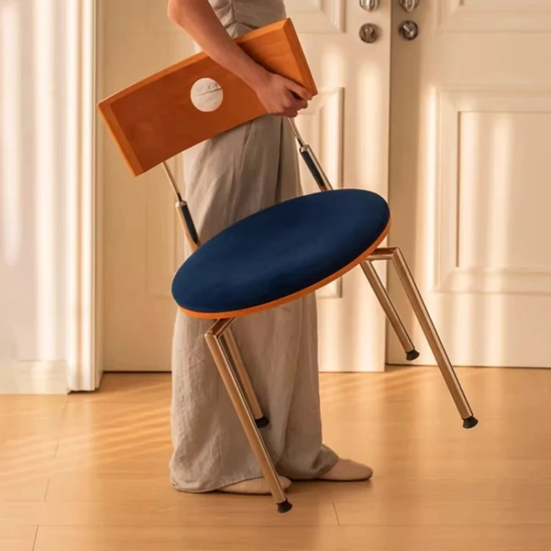 Stackable dining chair Solid wood medieval dopamine furniture comb Cosmetic table Stool storage backrest design
Stackable dining chair Solid wood medieval dopamine furniture comb Cosmetic table Stool storage backrest design