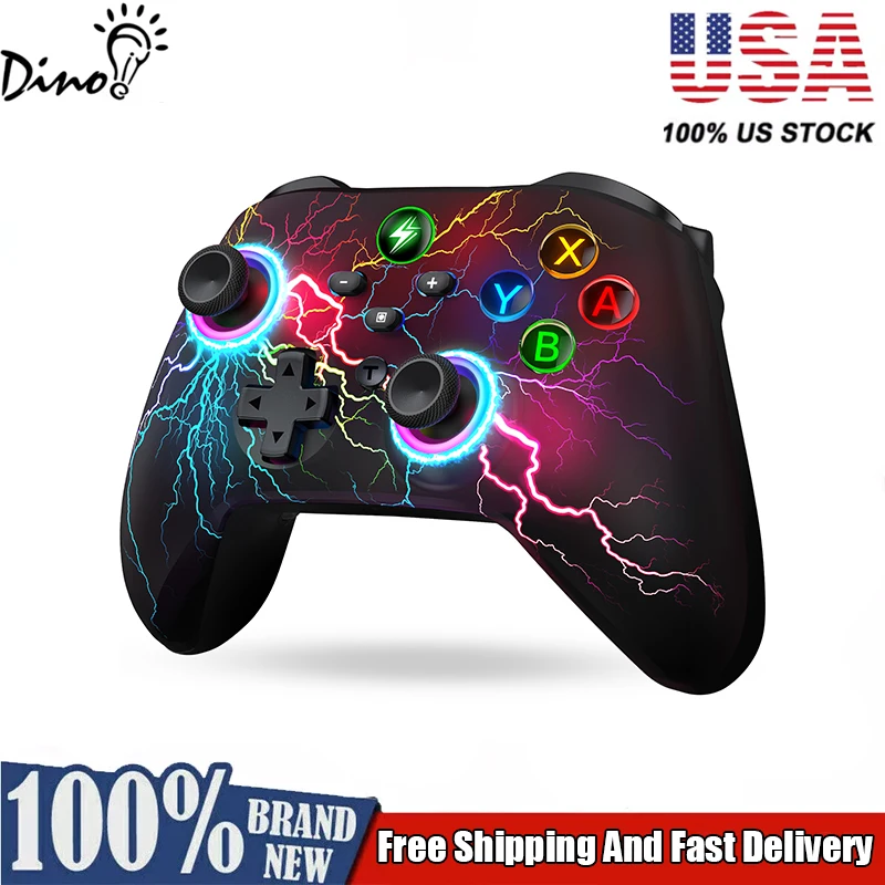 DinoFire Q212 Wireless Gamepad for iOS/Android/Switch/Switch Lite/Switch OLED Controller with Programmable Turbo
DinoFire Q212 Wireless Gamepad for iOS/Android/Switch/Switch Lite/Switch OLED Controller with Programmable Turbo