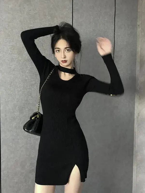Sexy & Club Wrapped Hip Dress 2024 Spring And Autumn New Slim Fit Temperament Hollow Sexy Large Black Versatile Dress 30GF
Sexy & Club Wrapped Hip Dress 2024 Spring And Autumn New Slim Fit Temperament Hollow Sexy Large Black Versatile Dress 30GF