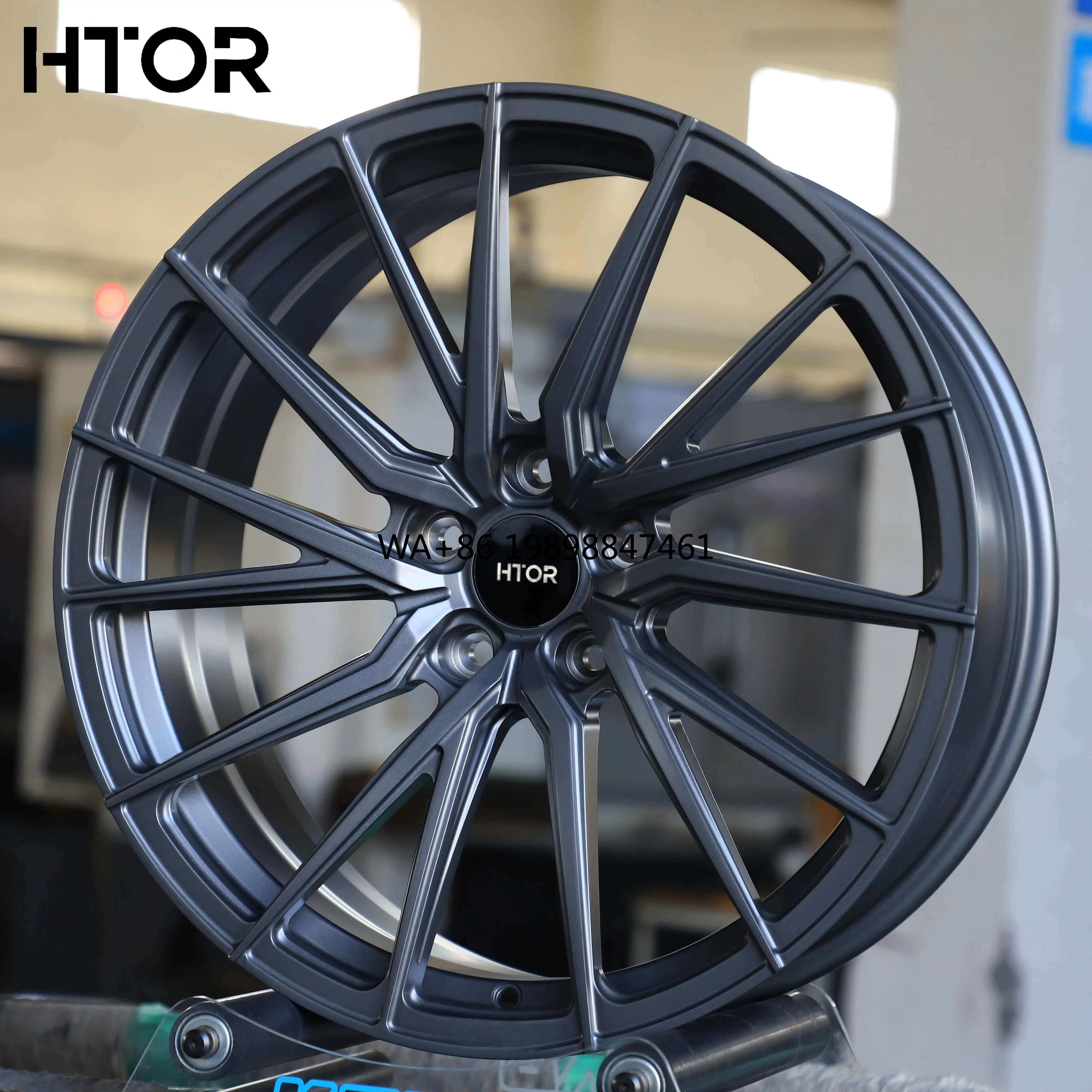 HTOR Custom 17 18 19 Inch 5x114.3 Forged Gunmetal Wheels Multi Spoke Rims for Camry Accord Altima Model 3 Sonata Mazda 6
HTOR Custom 17 18 19 Inch 5x114.3 Forged Gunmetal Wheels Multi Spoke Rims for Camry Accord Altima Model 3 Sonata Mazda 6