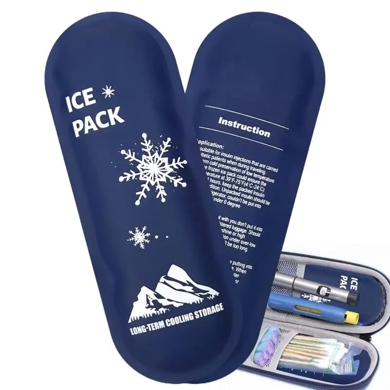 1pcs Cold Gel Insulins Cooling Bag Medicine Ice Pack Pill Protector Reusable Medicla Cooler Portable Travel Outdoor Ice Pack
1pcs Cold Gel Insulins Cooling Bag Medicine Ice Pack Pill Protector Reusable Medicla Cooler Portable Travel Outdoor Ice Pack