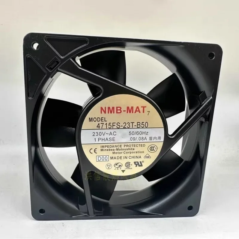 HTS...1 piece NMB-MAT 4715FS-23T-B50 -D00 AC230V 12038 120*38mm AC fan
HTS...1 piece NMB-MAT 4715FS-23T-B50 -D00 AC230V 12038 120*38mm AC fan