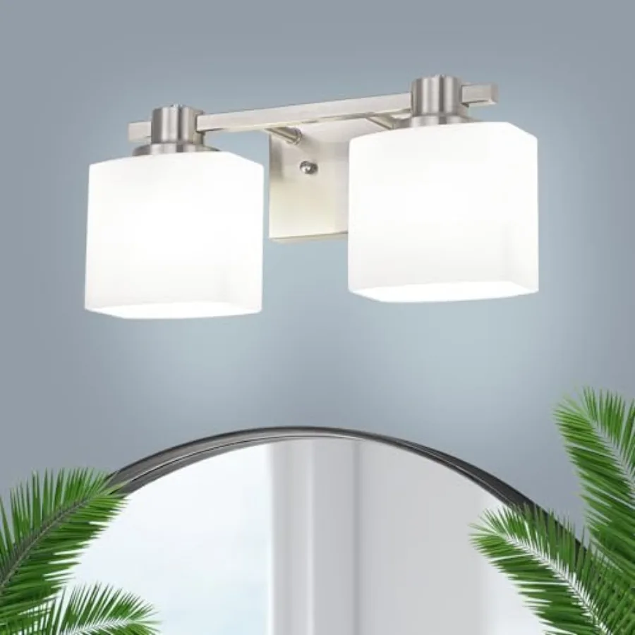 Vanity Light for Bathroom 2 Light Bathroom Light Fixtures Over Mirror Milk Glass Makeup Shower Lamp Farmhouse Wall Sconce
Vanity Light for Bathroom 2 Light Bathroom Light Fixtures Over Mirror Milk Glass Makeup Shower Lamp Farmhouse Wall Sconce