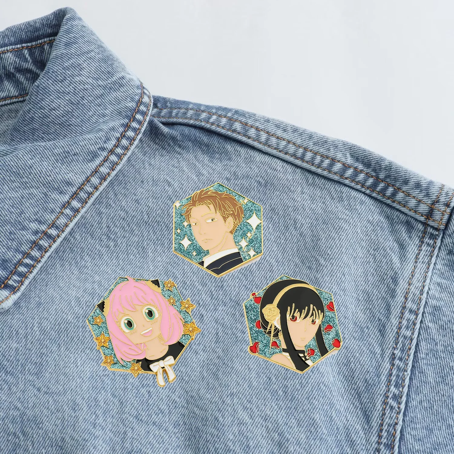 1 Set Cross Border Hot Selling Spies Pass Home Brooch Anime Cos Clothing Accessories Animation Peripheral Metal Bar Badge
1 Set Cross Border Hot Selling Spies Pass Home Brooch Anime Cos Clothing Accessories Animation Peripheral Metal Bar Badge