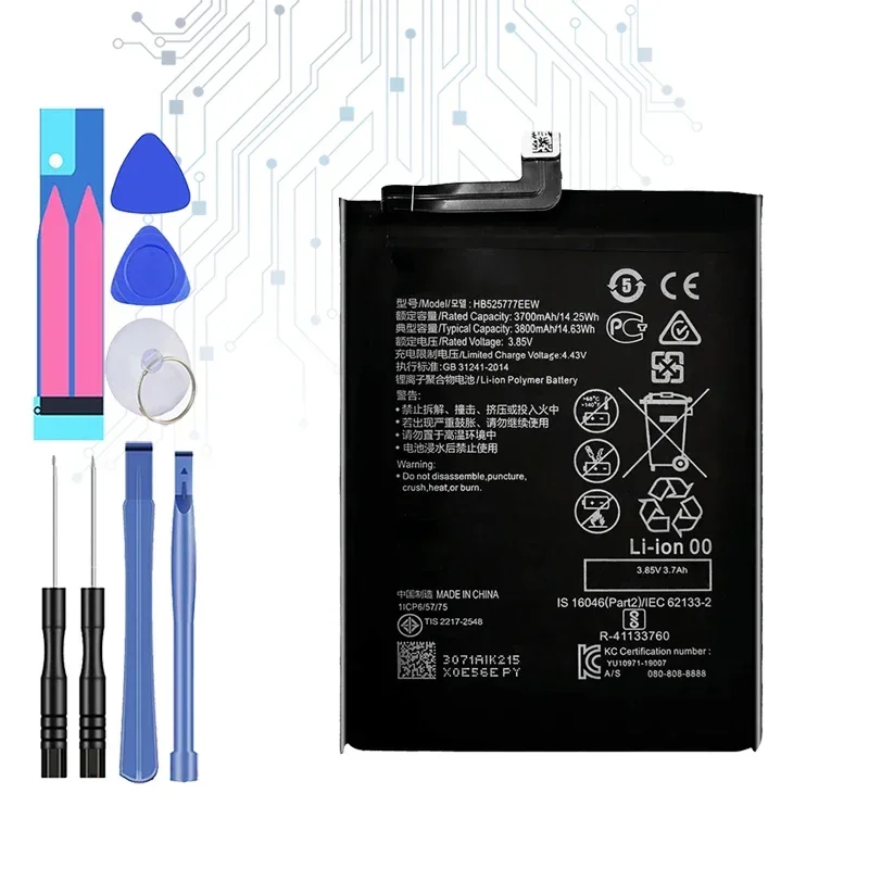 Аккумулятор HB596074EEW HB536378EEW HB525777EEW 3800 мАч-4200 мАч для HUAWEI P40 Pro Plus Bateria
Аккумулятор HB596074EEW HB536378EEW HB525777EEW 3800 мАч-4200 мАч для HUAWEI P40 Pro Plus Bateria