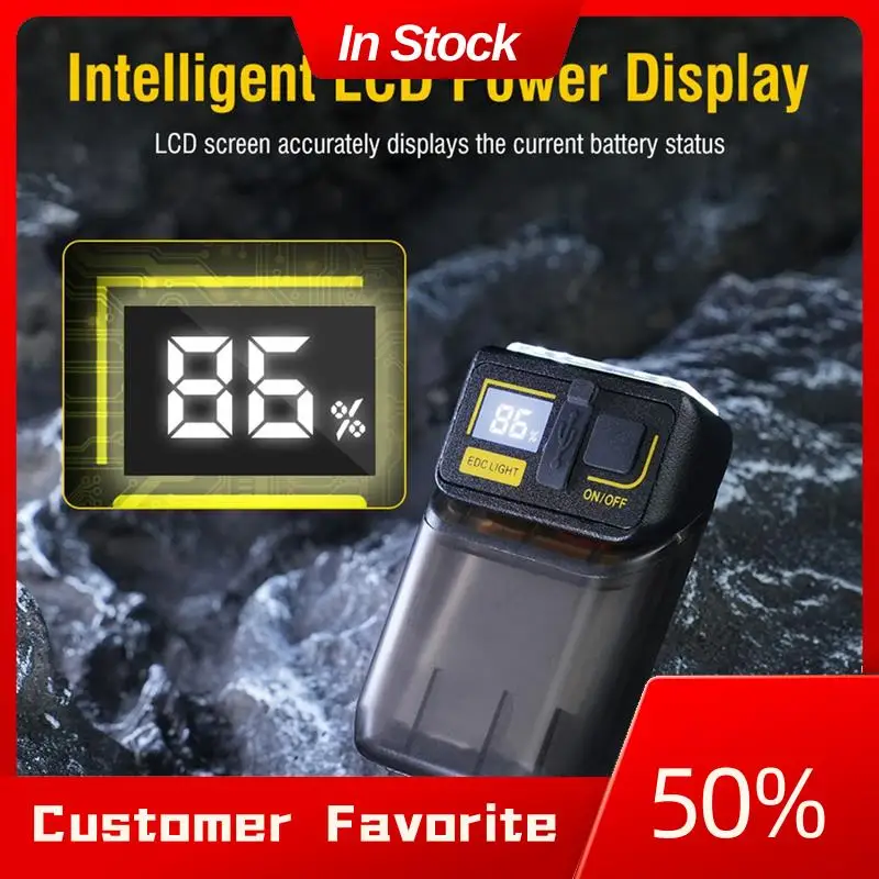 Top Sale 2PCS Rotatable LED Flashlight 380LM Portable Keychain Torch Type-C Rechargeable Outdoor Work Tool Light Power Display
Top Sale 2PCS Rotatable LED Flashlight 380LM Portable Keychain Torch Type-C Rechargeable Outdoor Work Tool Light Power Display