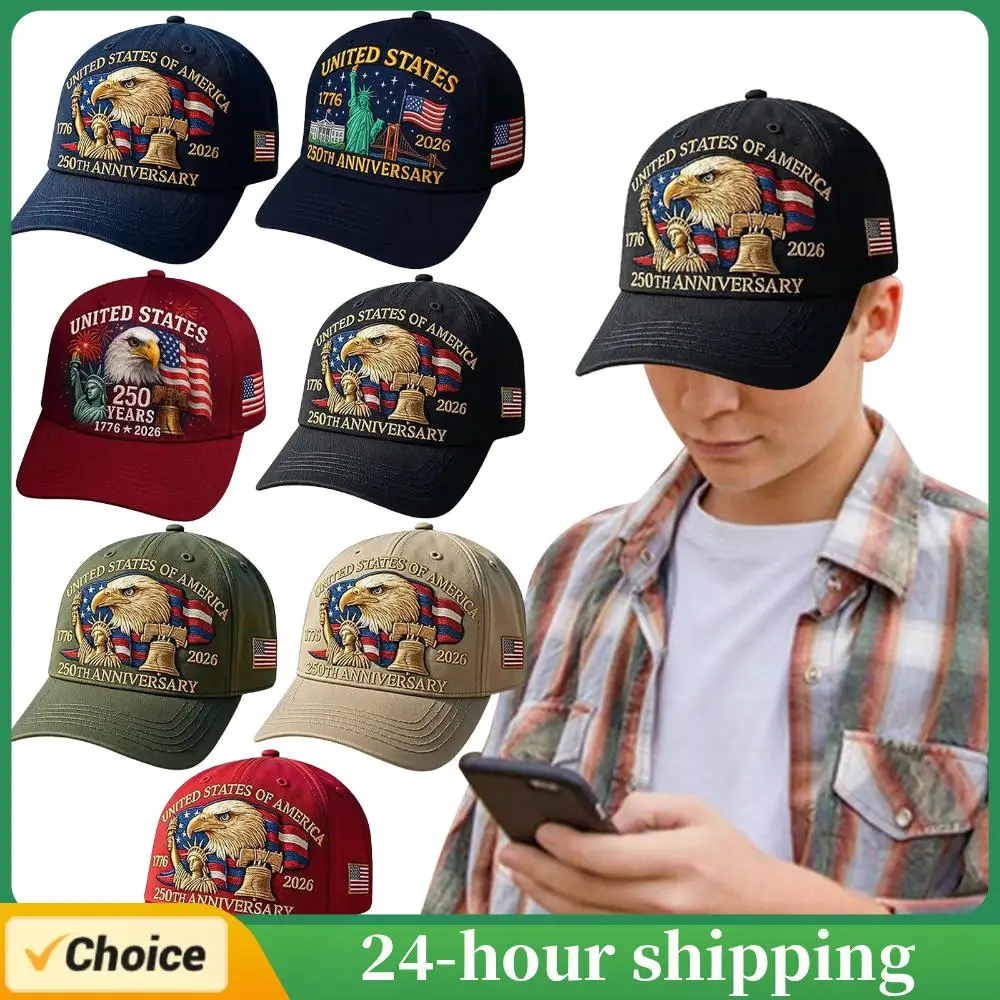 Кепка на 250-летие США, стираная патриотическая кепка в стиле ретро, шляпа дальнобойщика, уличные солнцезащитные шляпы, спортивная шляпа, дышащие бейсболки для мужчин и женщин
Кепка на 250-летие США, стираная патриотическая кепка в стиле ретро, шляпа дальнобойщика, уличные солнцезащитные шляпы, спортивная шляпа, дышащие бейсболки для мужчин и женщин