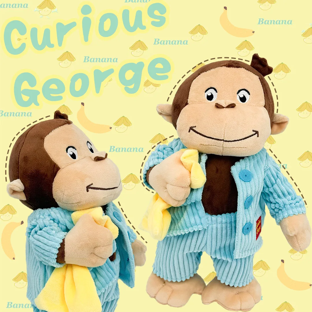 New 34cm Cartoon Anime Curious George Plush Toy Monkey Stuffed Animal Doll Soft Game peripheral Kid Fan Birthday Accompany Gifts
New 34cm Cartoon Anime Curious George Plush Toy Monkey Stuffed Animal Doll Soft Game peripheral Kid Fan Birthday Accompany Gifts
