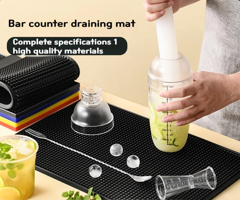 PVC Rubber Drainage Mat, Wine Cup Mat, Anti Slip Mat, Square Water Filter, Heat Insulation Bar Mat, Counter
PVC Rubber Drainage Mat, Wine Cup Mat, Anti Slip Mat, Square Water Filter, Heat Insulation Bar Mat, Counter
