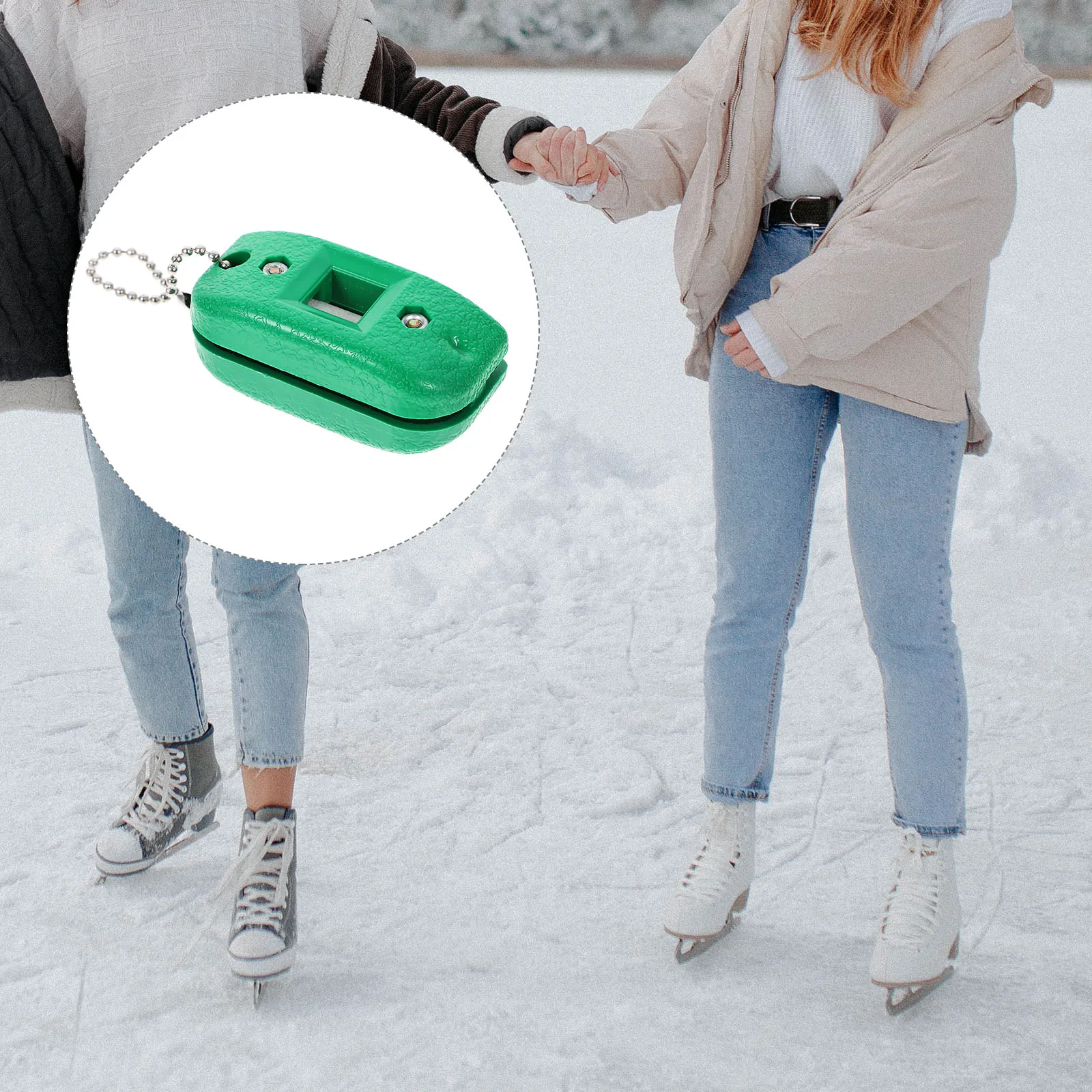 Ice Skate Sharpener White Sandstone Adjustable Hockey Skate Shoes Conditioner Portable Key Chain Skid Proof Durability Wearable
Ice Skate Sharpener White Sandstone Adjustable Hockey Skate Shoes Conditioner Portable Key Chain Skid Proof Durability Wearable