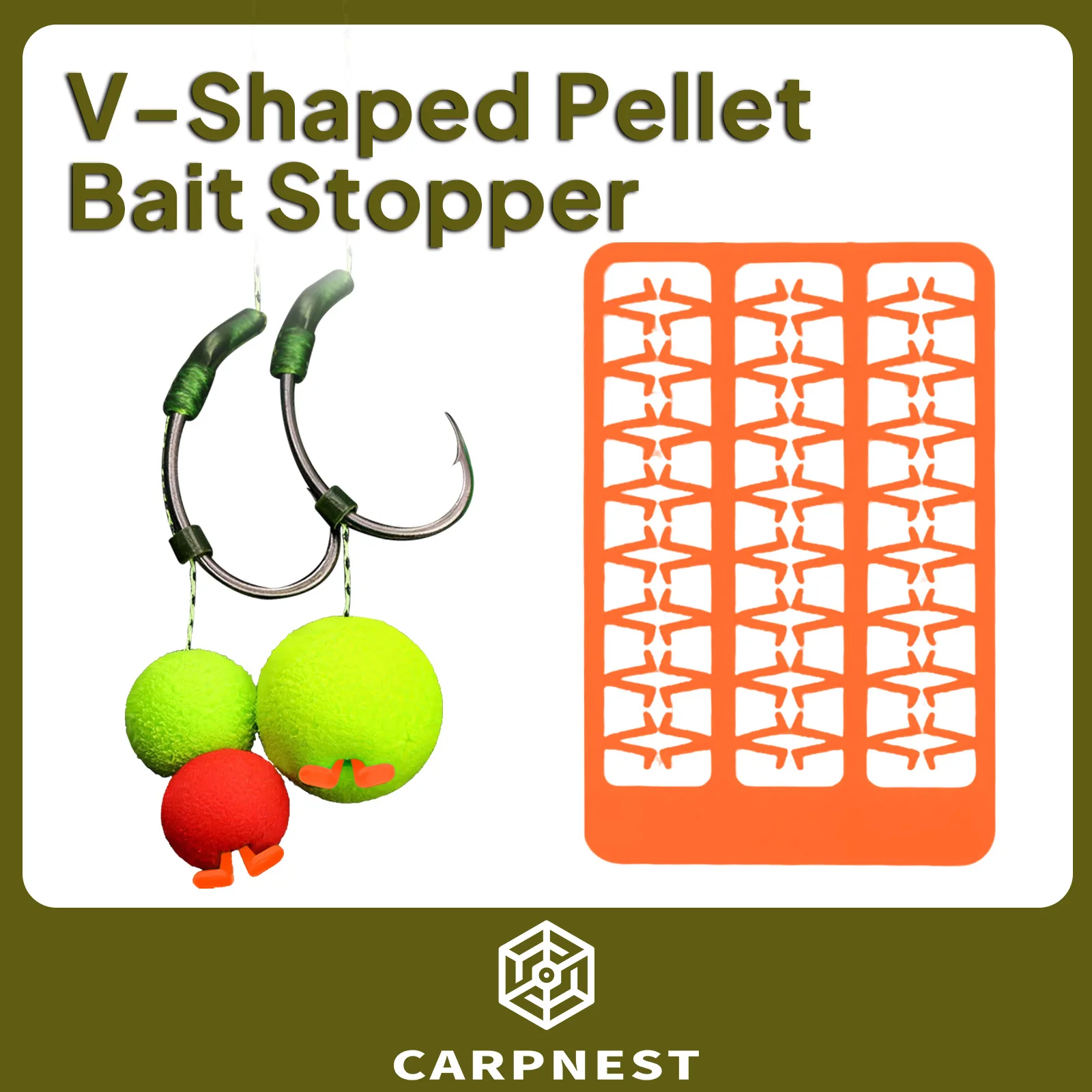 CARPNEST 5Pcs Carp Fishing Hair Rig Extender Boilie Bait Stops Boilie Stopper Carp Fishing Tackle
CARPNEST 5Pcs Carp Fishing Hair Rig Extender Boilie Bait Stops Boilie Stopper Carp Fishing Tackle