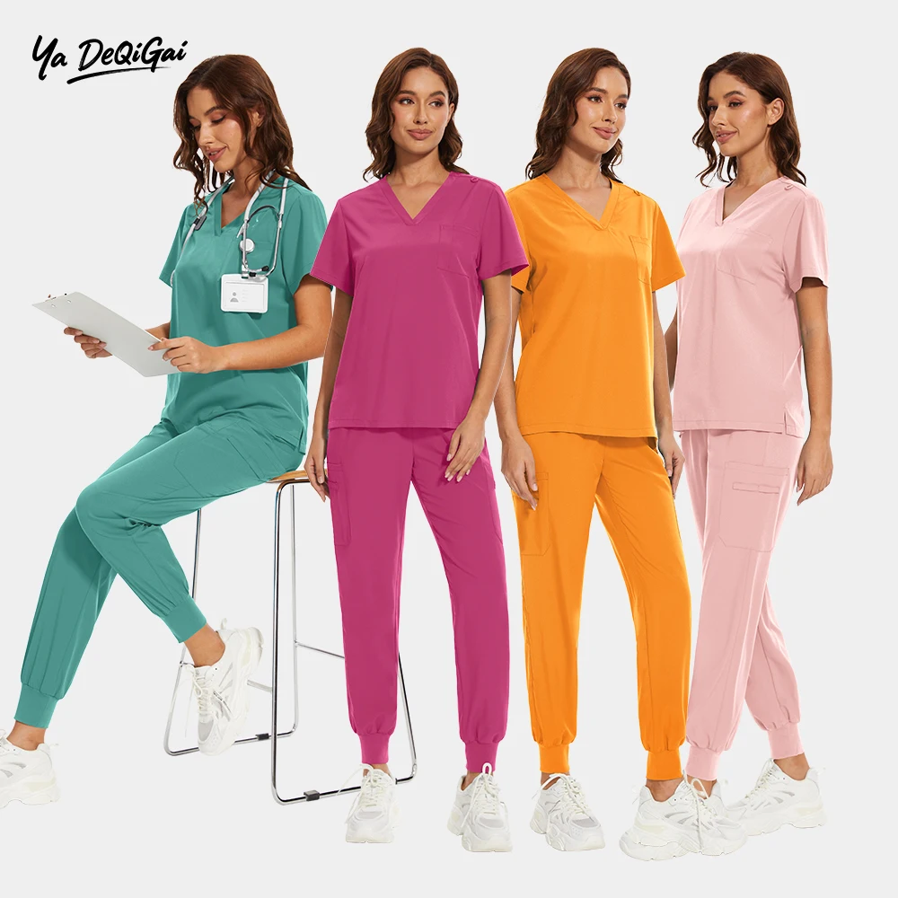 Стоматологический скраб, модный комплект из топа с v-образным вырезом и короткими рукавами для кормления, дышащая и легкая хирургическая форма, товары для женщин и медсестер
Стоматологический скраб, модный комплект из топа с v-образным вырезом и короткими рукавами для кормления, дышащая и легкая хирургическая форма, товары для женщин и медсестер