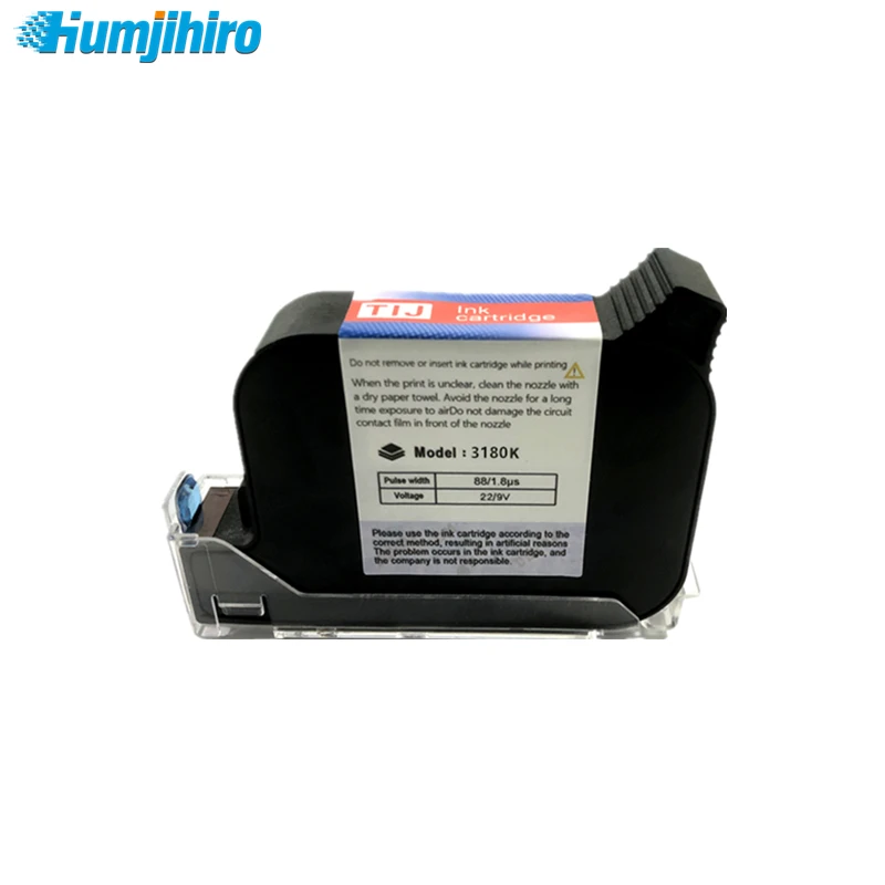 HUMJIHIRO 12.7mm 3180K Quick-drying Solvent Ink Cartridge Print Height Multicolor Handheld Inkjet Printer Ink Cartridge
HUMJIHIRO 12.7mm 3180K Quick-drying Solvent Ink Cartridge Print Height Multicolor Handheld Inkjet Printer Ink Cartridge