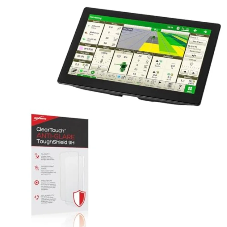 Screen Protector Compatible with John Deere G5plus Display 12.8 in - ClearTouch Tough Flexible Film Screen Protector (2-Pack) -
Screen Protector Compatible with John Deere G5plus Display 12.8 in - ClearTouch Tough Flexible Film Screen Protector (2-Pack) -