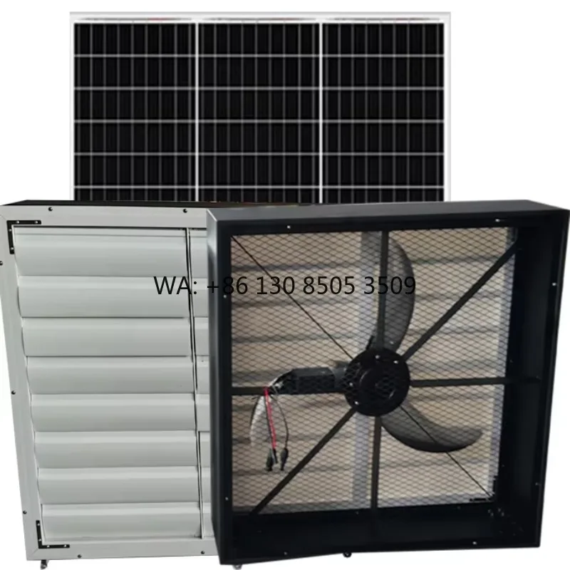Heavy Duty Stainless Steel & Aluminum Alloy Solar Exhaust Fan OEM for Industrial & Greenhouse Use No Noise 30 in Blade Diameter
Heavy Duty Stainless Steel & Aluminum Alloy Solar Exhaust Fan OEM for Industrial & Greenhouse Use No Noise 30 in Blade Diameter