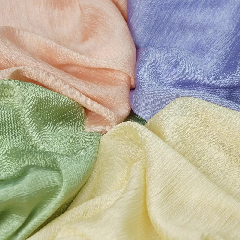 True Acetate Fabricvertical Stripes Solid-color Lustrous Chiffon Fabric DIY Spring and Summer Haute Couture Shirt Dress
True Acetate Fabricvertical Stripes Solid-color Lustrous Chiffon Fabric DIY Spring and Summer Haute Couture Shirt Dress