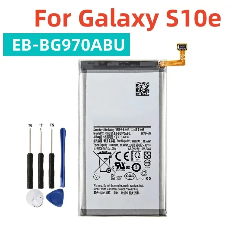 Replacement Battery EB-BG970ABU For Samsung Galaxy S10e S10E M-G970F/DS SM-G970U SM-G970W Phone Batteries 3100mah+Tools
Replacement Battery EB-BG970ABU For Samsung Galaxy S10e S10E M-G970F/DS SM-G970U SM-G970W Phone Batteries 3100mah+Tools