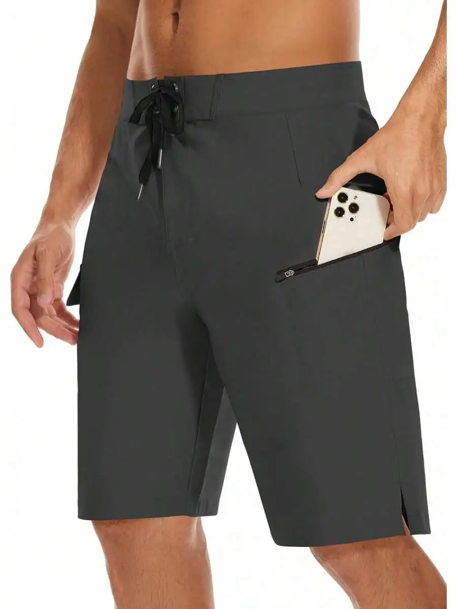 Mens Board Shorts Swimwear Quick Dry UPF50+ Zipper Pocket Surf Trunks No Mesh Liner
Mens Board Shorts Swimwear Quick Dry UPF50+ Zipper Pocket Surf Trunks No Mesh Liner