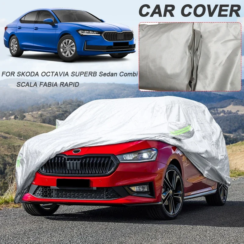 Car Anti-UV 210T PolyesterCover For Skoda FABIA OCTAVIA Combi Rapid Spaceback Scala Superb Combi Sedan Waterproof Accessories
Car Anti-UV 210T PolyesterCover For Skoda FABIA OCTAVIA Combi Rapid Spaceback Scala Superb Combi Sedan Waterproof Accessories