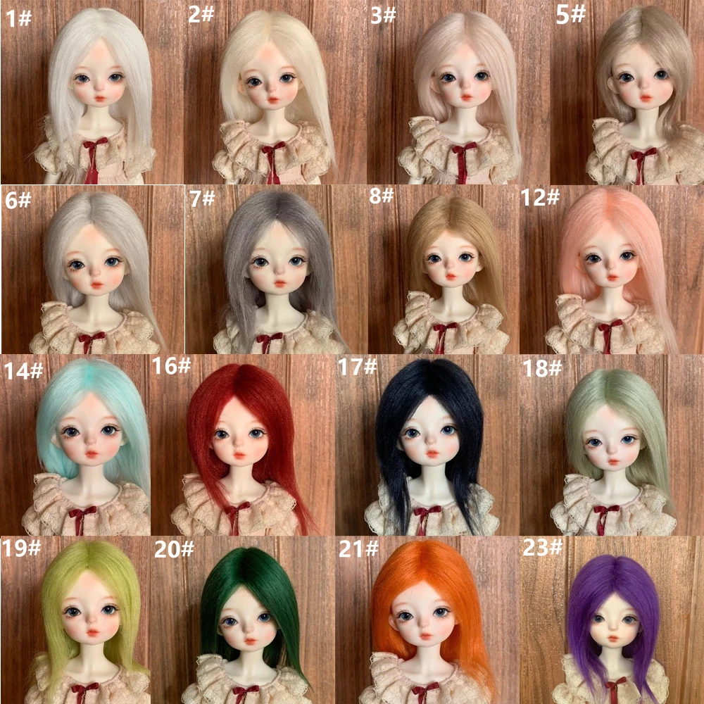 A26 children handmade toy ob11 /1/8 1/6 1/3 1/4 Doll wig BJD/SD doll props Accessories DIY red blue pink soft long hair 1pcs
A26 children handmade toy ob11 /1/8 1/6 1/3 1/4 Doll wig BJD/SD doll props Accessories DIY red blue pink soft long hair 1pcs