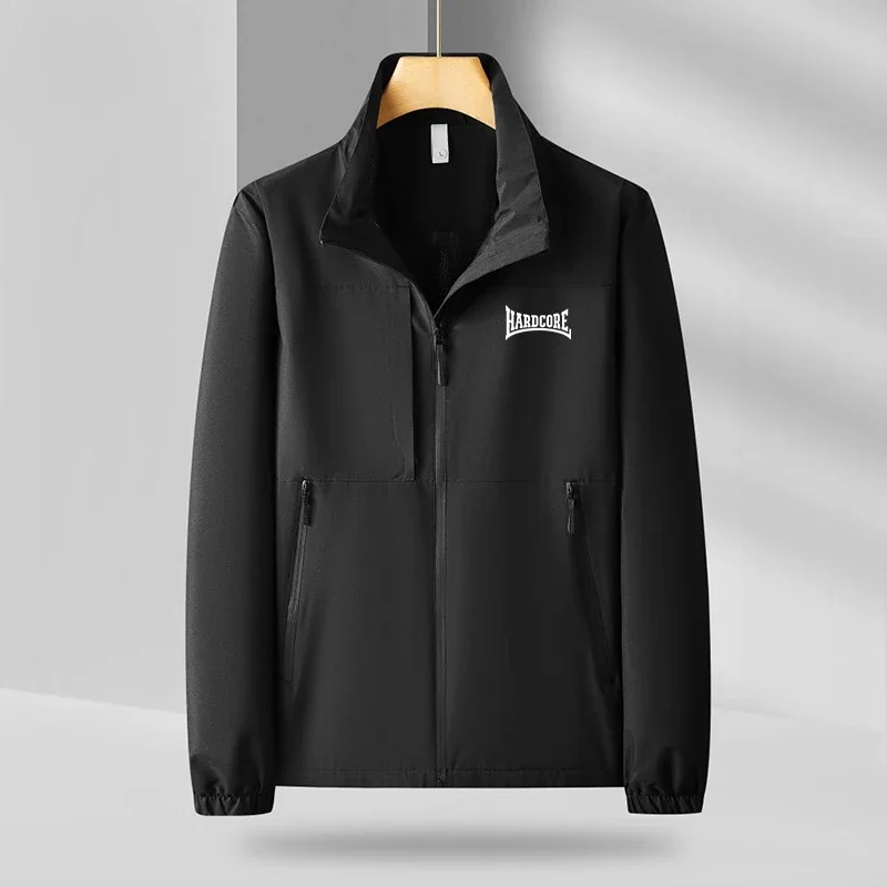 Spring Autumn new men high-end thin jacket coat fashionable casual print windproof waterproof standing collar submachine jacket
Spring Autumn new men high-end thin jacket coat fashionable casual print windproof waterproof standing collar submachine jacket