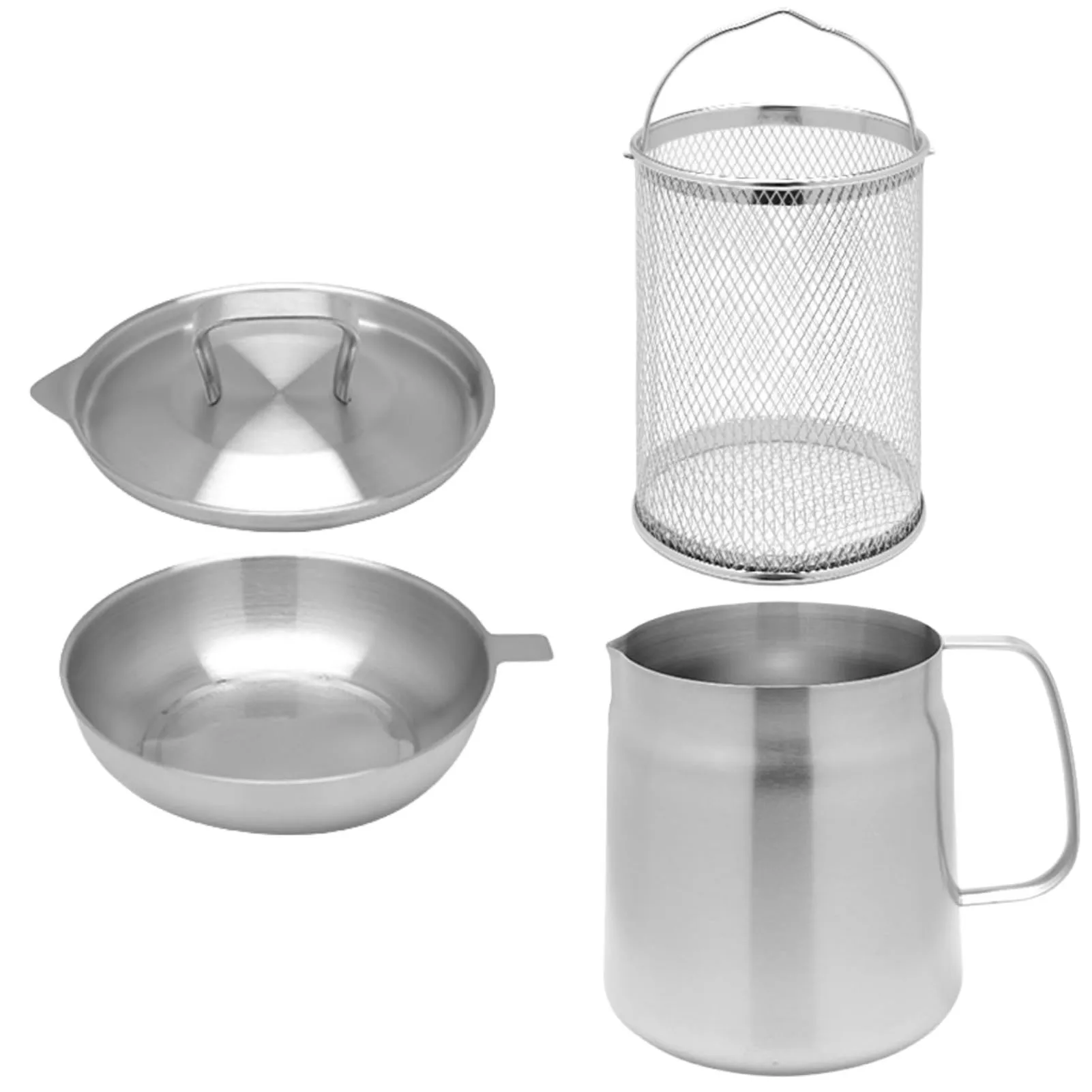 Kitchen Stainless Steel Oil Filter Pot Large Capacity Versatile Oil Filter for Hotel Restaurant Good Helper
Kitchen Stainless Steel Oil Filter Pot Large Capacity Versatile Oil Filter for Hotel Restaurant Good Helper