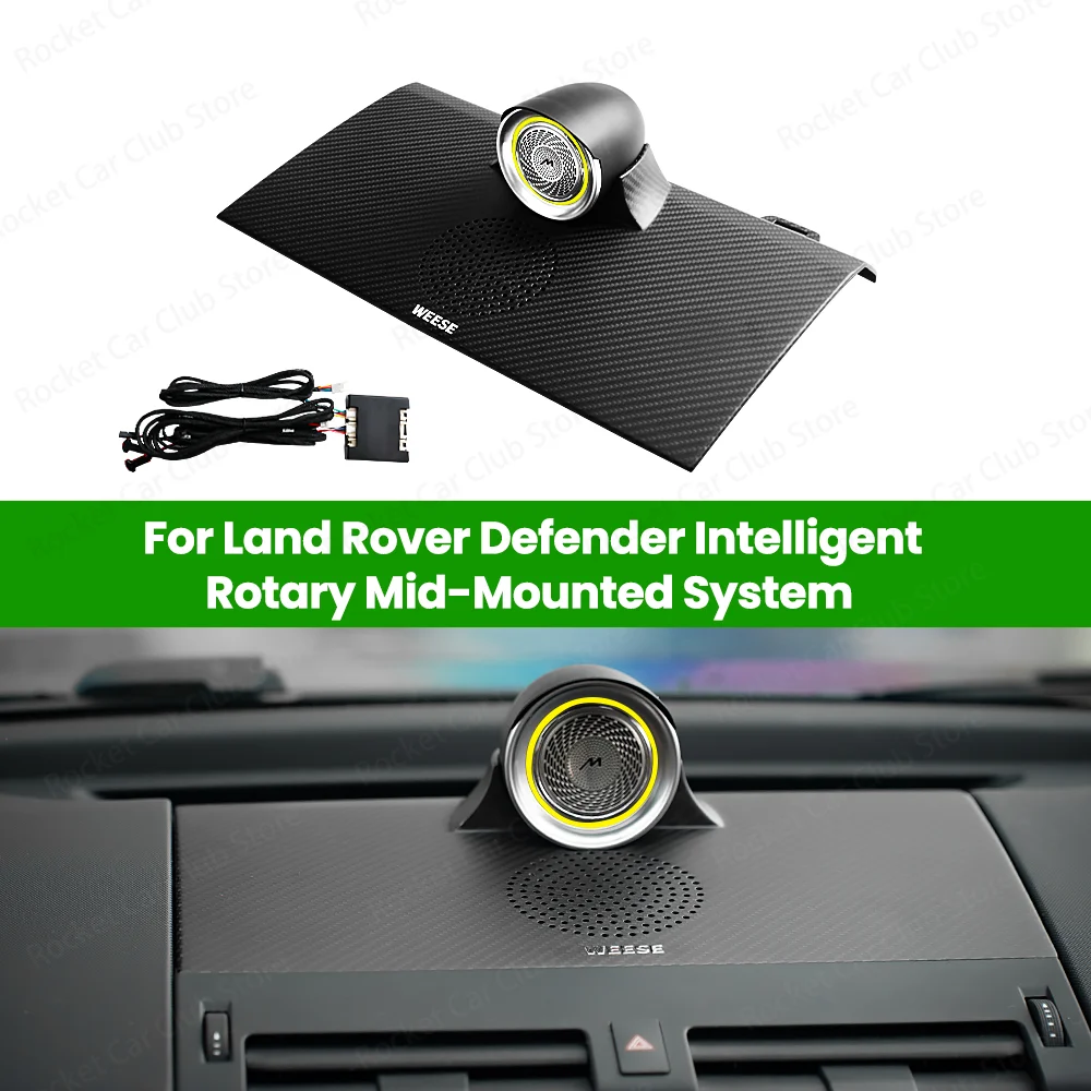 For Land Rover Defender 2020-2026 Car LED 10 Colors Ambient Light Central Control Dashboard Dry Carbon Fiber Center Speaker
For Land Rover Defender 2020-2026 Car LED 10 Colors Ambient Light Central Control Dashboard Dry Carbon Fiber Center Speaker