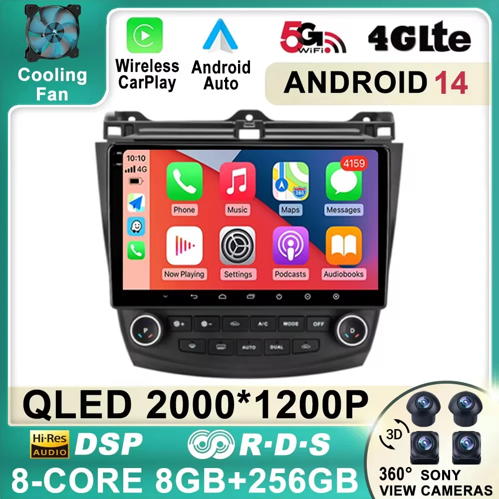Мультимедийная магнитола для Honda ACCORD 7 2003-2007, 10 дюймов, Android 14, GPS-навигация, Carplay, 4G, Wi-Fi, стерео, головное устройство, видеоплеер
Мультимедийная магнитола для Honda ACCORD 7 2003-2007, 10 дюймов, Android 14, GPS-навигация, Carplay, 4G, Wi-Fi, стерео, головное устройство, видеоплеер