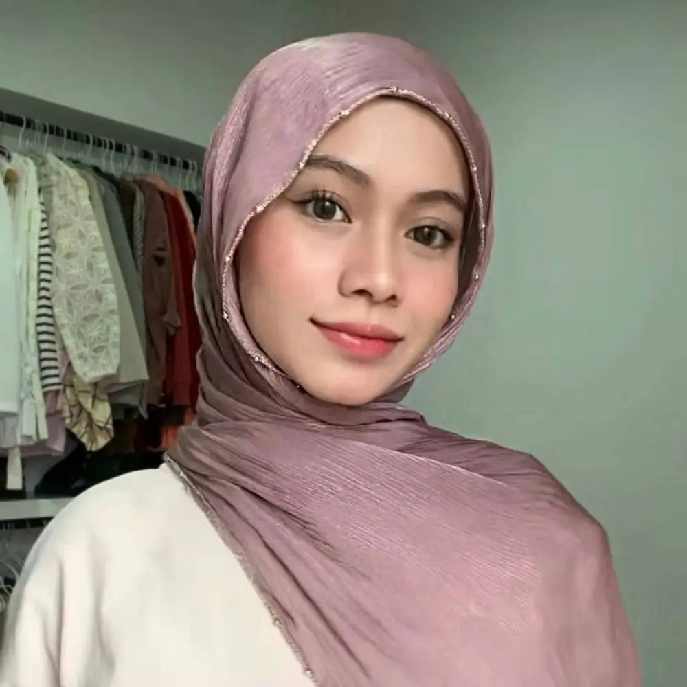 Elegant Beads Islamic Turban Chiffon Bandana Ethnic Style Scarf Wave Chain Decor Thin Malaysia Headscarf Female
Elegant Beads Islamic Turban Chiffon Bandana Ethnic Style Scarf Wave Chain Decor Thin Malaysia Headscarf Female