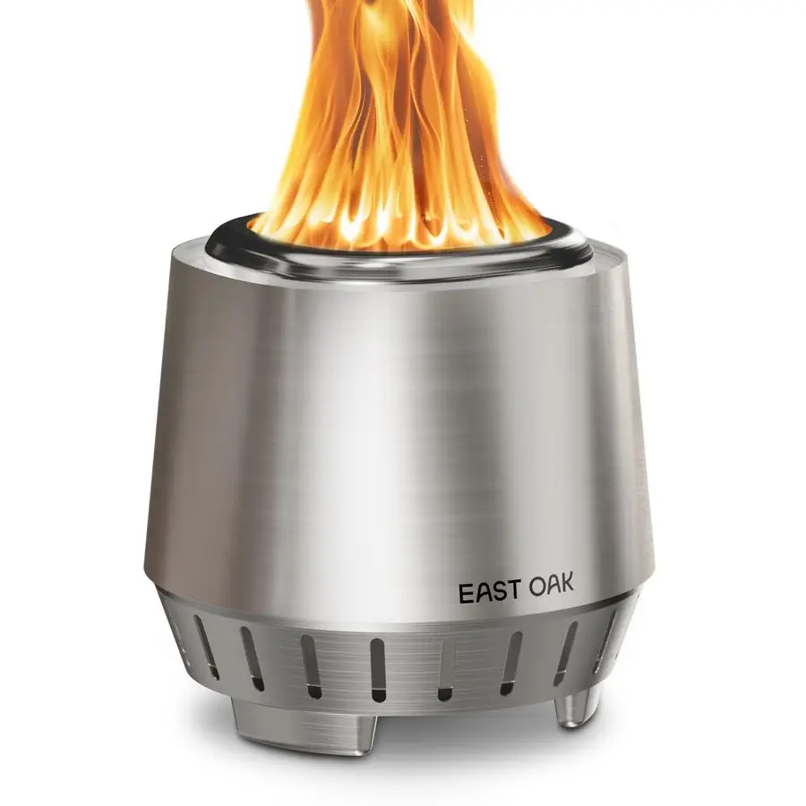 Fuoco Smokeless Tabletop Fire Pit 3in1 Ash Pan Portable Wood Pellet Firepit Stainless Steel 120 More Efficient Burn Backyard, P
Fuoco Smokeless Tabletop Fire Pit 3in1 Ash Pan Portable Wood Pellet Firepit Stainless Steel 120 More Efficient Burn Backyard, P