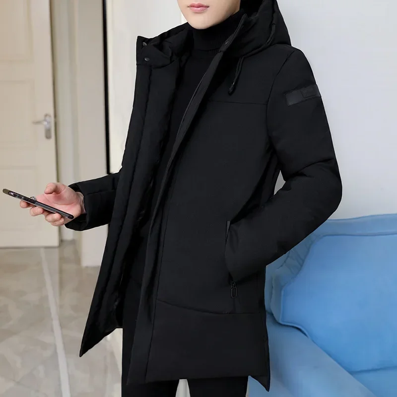 Winter Hooded Casual Long Jackets Thicker Warm Parkas New Male Jackets For Men's Outwear Winter fashion Coats Slim Fit Jackets
Winter Hooded Casual Long Jackets Thicker Warm Parkas New Male Jackets For Men's Outwear Winter fashion Coats Slim Fit Jackets