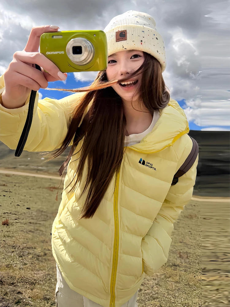 Thickened Yellow Hooded down Cotton Jacket Women's Winter New Style Warm Cotton Coat Korean Version Straight Tube Type
Thickened Yellow Hooded down Cotton Jacket Women's Winter New Style Warm Cotton Coat Korean Version Straight Tube Type