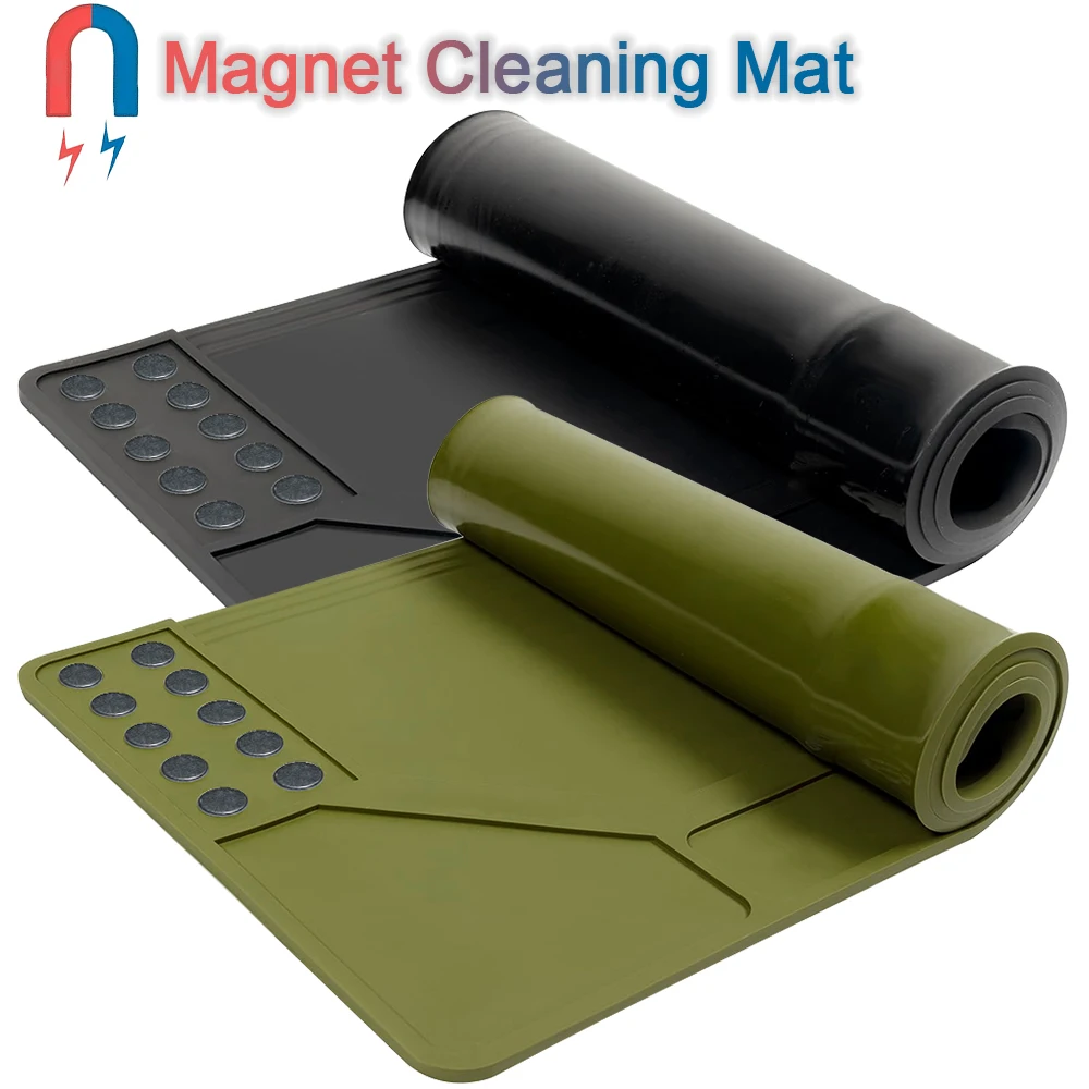 Non-Slip Rubber Workbench Cleaning Mat with Magnetic Dots 90CM Length Tactical Magnetic Mat Oil Proof Surfaces Protector for Gun
Non-Slip Rubber Workbench Cleaning Mat with Magnetic Dots 90CM Length Tactical Magnetic Mat Oil Proof Surfaces Protector for Gun