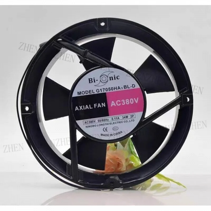 Y for Bi-nic G17050HA3BL-D AC380V 0.11A 34W 17CM Cooling Fan
Y for Bi-nic G17050HA3BL-D AC380V 0.11A 34W 17CM Cooling Fan