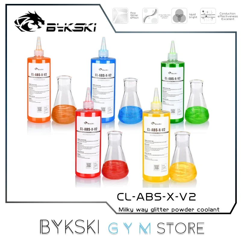 Bykski 500 мл компьютерная охлаждающая жидкость с блестками, для DIY ПК жидкая система охлаждения, жидкость для водяного охлаждения Flash Powder CL-ABS-X-V2
Bykski 500 мл компьютерная охлаждающая жидкость с блестками, для DIY ПК жидкая система охлаждения, жидкость для водяного охлаждения Flash Powder CL-ABS-X-V2