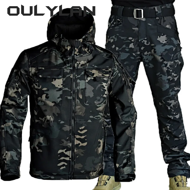 2024 NEW Jackets Men Military Shark Skin Soft Shell Multi-pocket Hooded Jacket Waterproof Outdoor Army Wear-resistant Cargo Coat
2024 NEW Jackets Men Military Shark Skin Soft Shell Multi-pocket Hooded Jacket Waterproof Outdoor Army Wear-resistant Cargo Coat