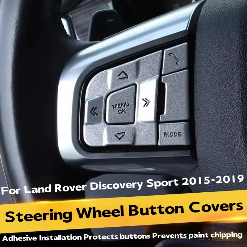 Aluminum Alloy Silver For Land Rover Discovery Sport 2015-19 Car Steering Wheel Button Sequin Decorative Sticker Car Accessories
Aluminum Alloy Silver For Land Rover Discovery Sport 2015-19 Car Steering Wheel Button Sequin Decorative Sticker Car Accessories