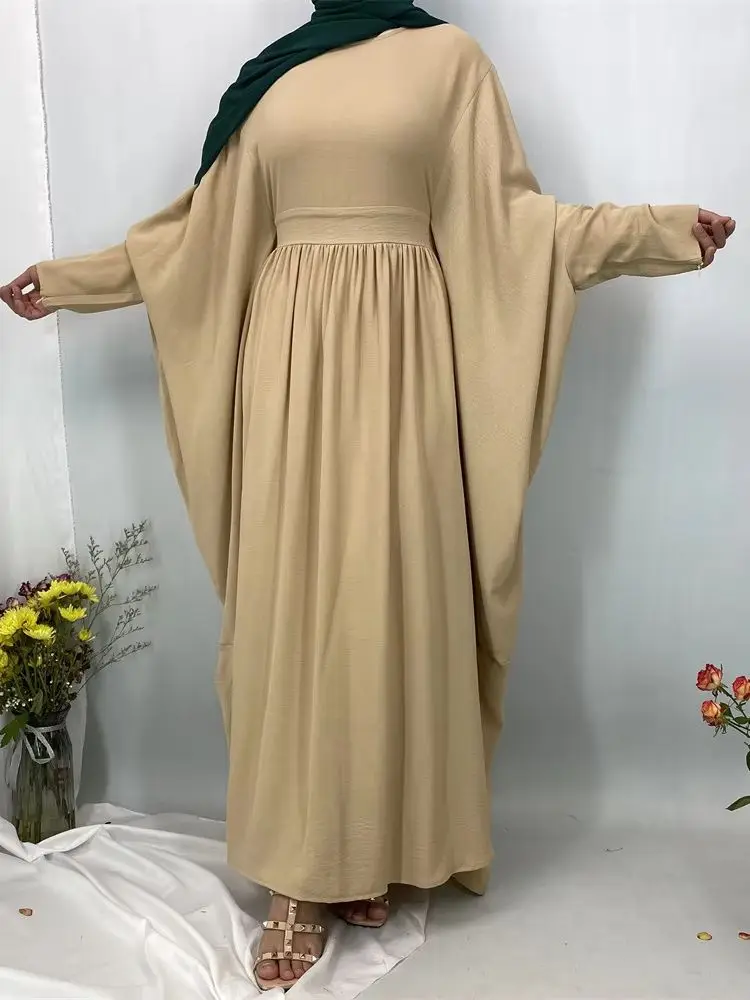 Latest Elegant Style Pleated Ruffles Long Sleeve Muslim Dress female muslim Dresses Jumpsuit Dubai Islamic Turkey abayas wy2203
Latest Elegant Style Pleated Ruffles Long Sleeve Muslim Dress female muslim Dresses Jumpsuit Dubai Islamic Turkey abayas wy2203