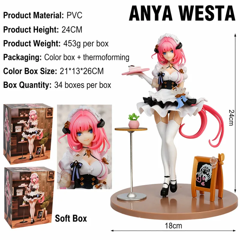 CMGK Anime Figure Statue Elysia Inspired Game Character Model Collectible PVC Figure Toy Inspired Style Desktop Decor Gift New
CMGK Anime Figure Statue Elysia Inspired Game Character Model Collectible PVC Figure Toy Inspired Style Desktop Decor Gift New
