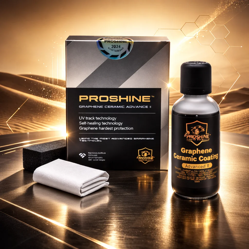 PROSHINE (60 мл) Графеновое керамическое покрытие для автомобилей – Долговечная графеновая защита с химической стойкостью и защитой от УФ-излучения
PROSHINE (60 мл) Графеновое керамическое покрытие для автомобилей – Долговечная графеновая защита с химической стойкостью и защитой от УФ-излучения