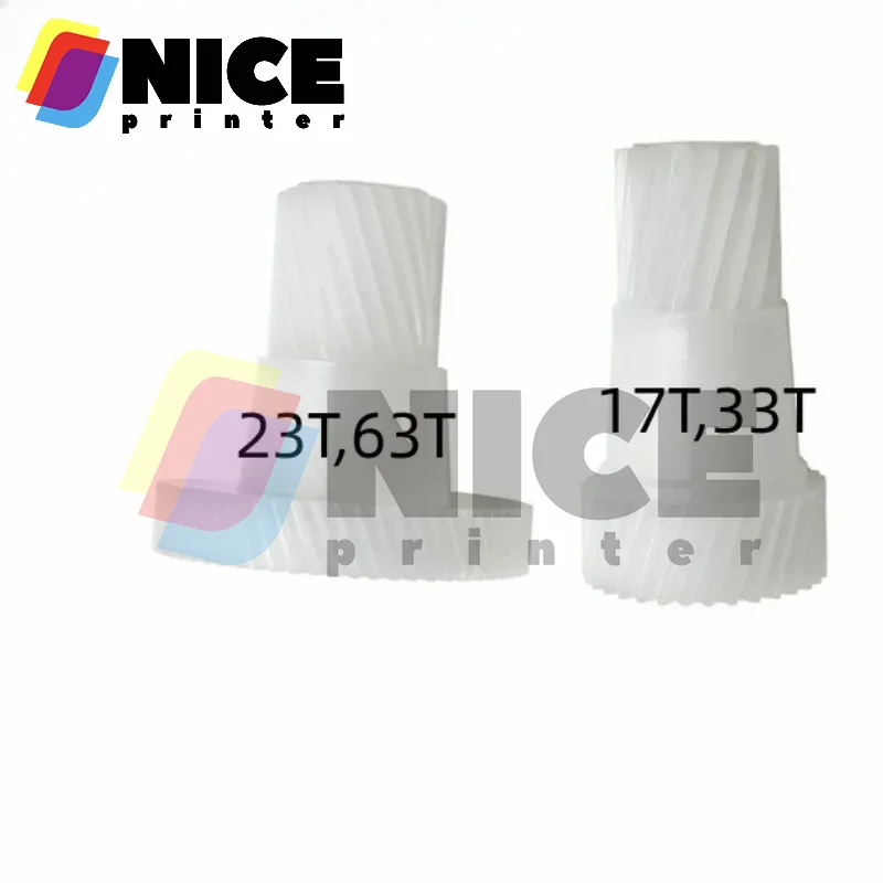 5X used for Konica Minolta bizhub 227 287 367 Main Drive Assy 17T/33T & 23T/63T Gear A7AHR70700
5X used for Konica Minolta bizhub 227 287 367 Main Drive Assy 17T/33T & 23T/63T Gear A7AHR70700
